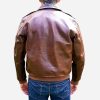 men bomber leather flight jacket