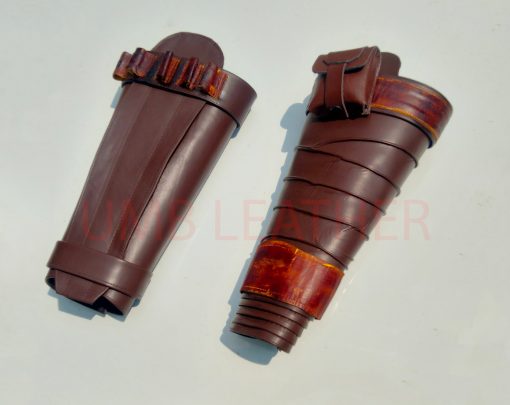 Leather Cosplay Boba Fett Leg Armor